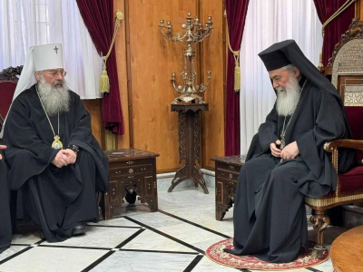 Митрополит Кирилл рассказал о Татарстане Патриарху Иерусалимскому