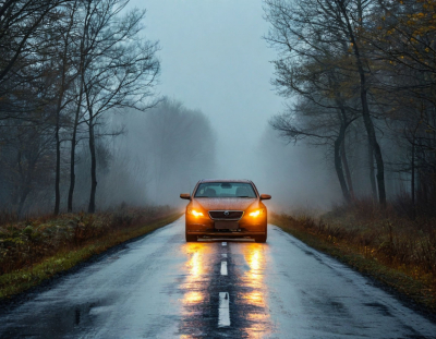 Автоэксперт Балабас посоветовал водителям готовиться к весне с глубокими лужами на дорогах