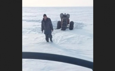 В РТ из ледяной ловушки спасли рыбака, самодельный трицикл которого ушел под лед 13/03/2026 &ndash; Новости