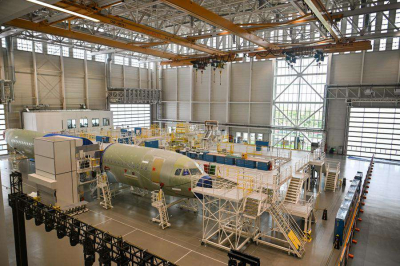 Airbus запустила новую линию окончательной сборки в Китае