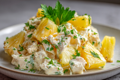 Салат с курицей и ананасом &mdash; тот самый, который просят повторить все гости