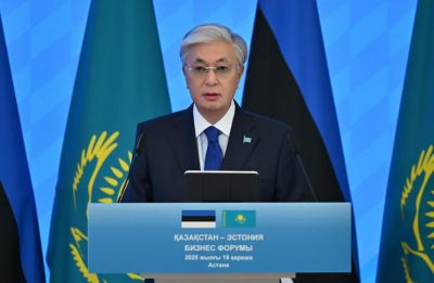 Токаев и Карис выступили на казахско-эстонском бизнес-форуме