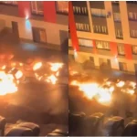 Сразу пять машин сгорели в Астане: появились трагические подробности