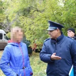Гараж с мусорной свалкой возле него попал в поле зрения полиции Петропавловска